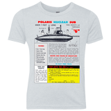 T-Shirts Heather White / YXS Sub Youth Triblend T-Shirt