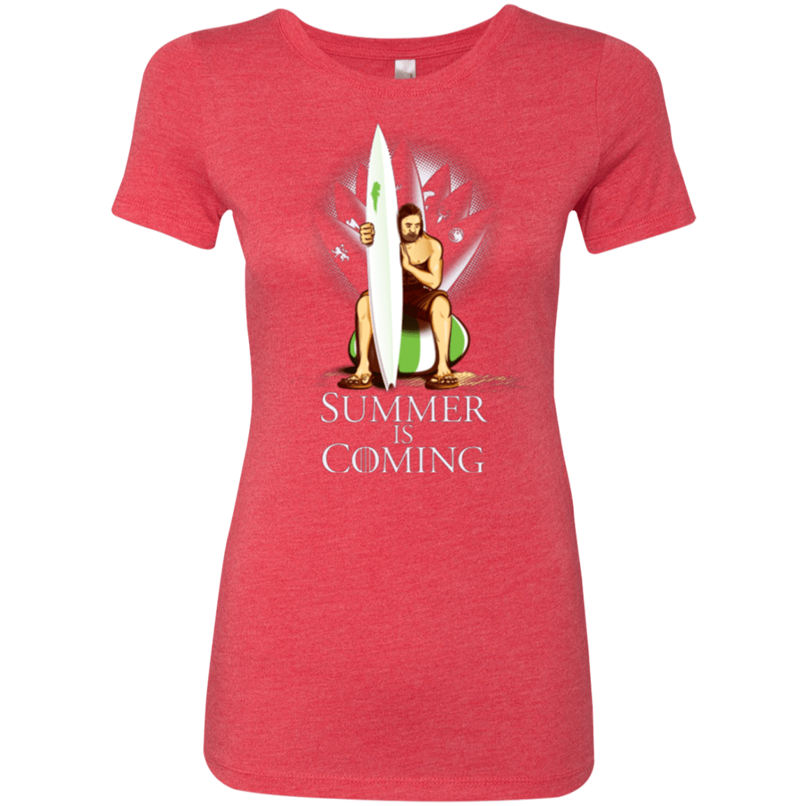 T-Shirts Vintage Red / Small Summer is Coming Women's Triblend T-Shirt