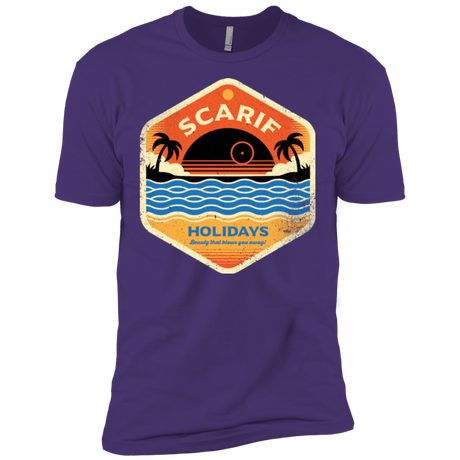 T-Shirts Purple / X-Small Sun Sea & Space Stations Men's Premium T-Shirt