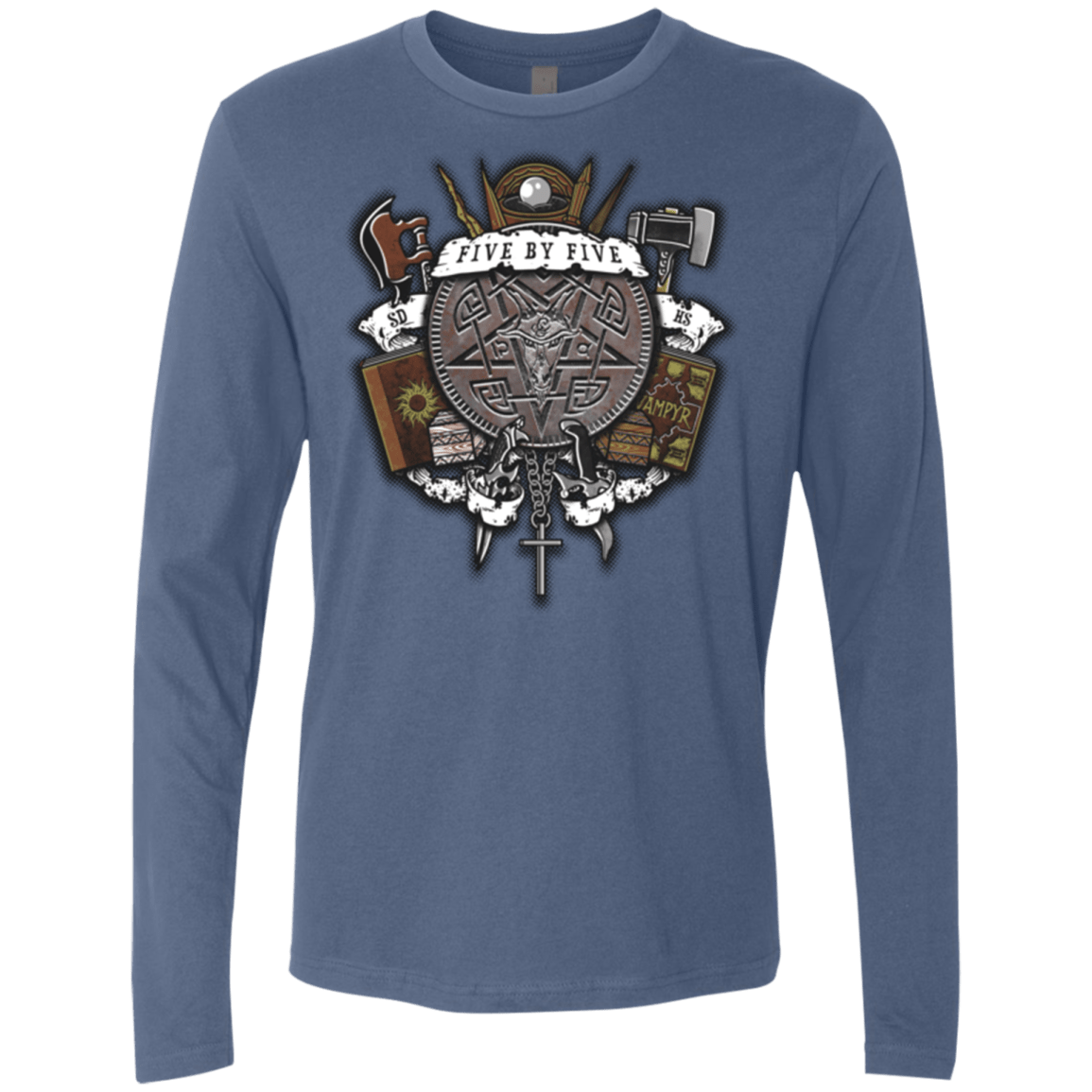 T-Shirts Indigo / Small Sunnydale Slaying Men's Premium Long Sleeve