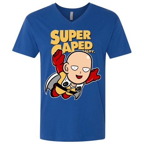 T-Shirts Royal / X-Small Super Caped Baldy (1) Men's Premium V-Neck