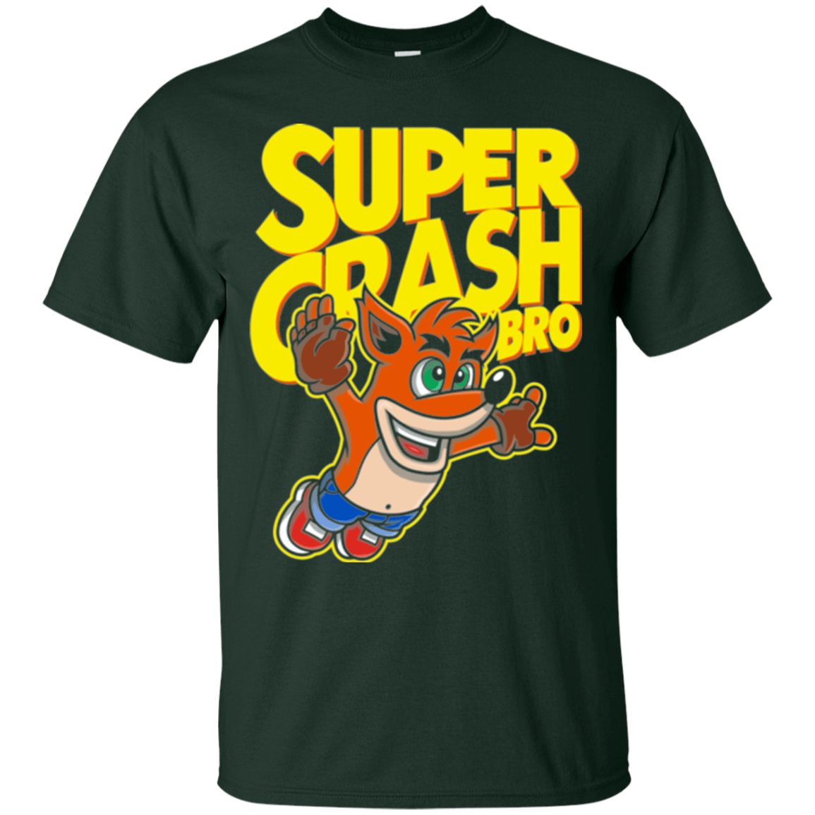 T-Shirts Forest Green / Small Super Crash Bros T-Shirt