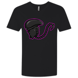 T-Shirts Black / X-Small Super Cute Alien Men's Premium V-Neck