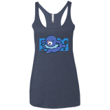 T-Shirts Vintage Navy / X-Small Super Cute Starter Popplio Women's Triblend Racerback Tank