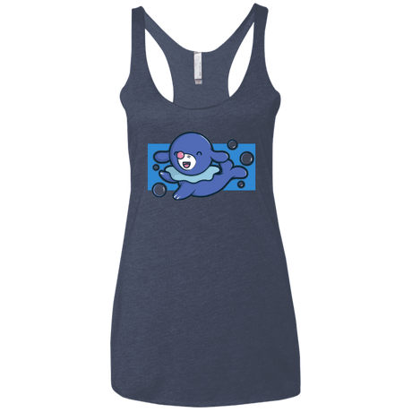 T-Shirts Vintage Navy / X-Small Super Cute Starter Popplio Women's Triblend Racerback Tank