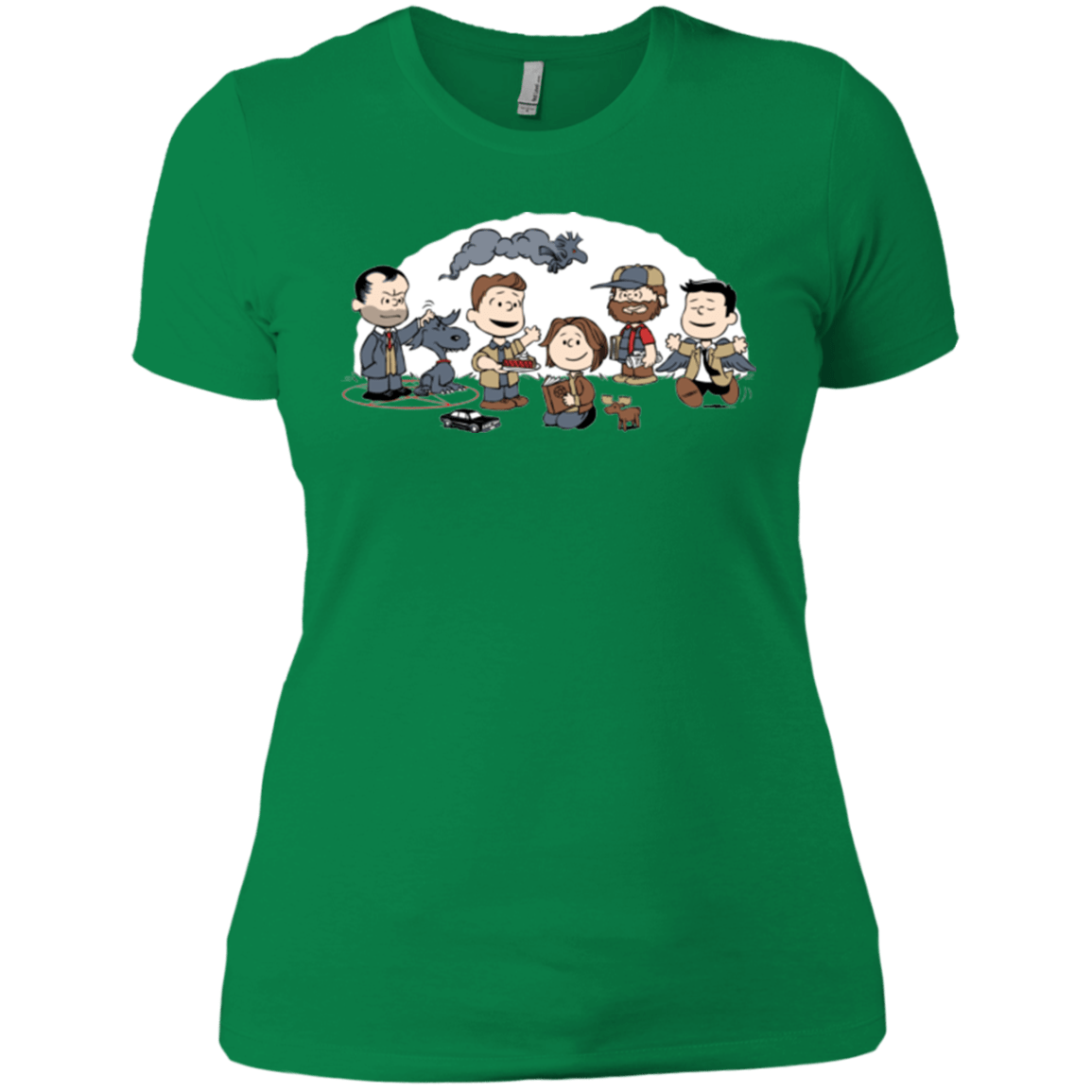 T-Shirts Kelly Green / X-Small Super Nutural Women's Premium T-Shirt