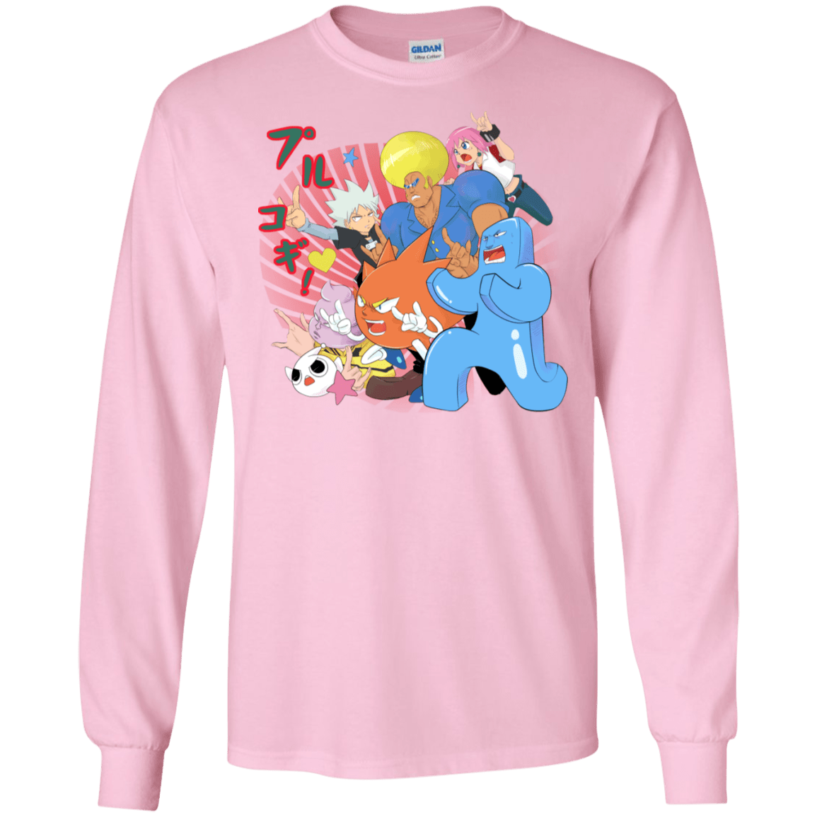 T-Shirts Light Pink / S Supra Prukogi Men's Long Sleeve T-Shirt