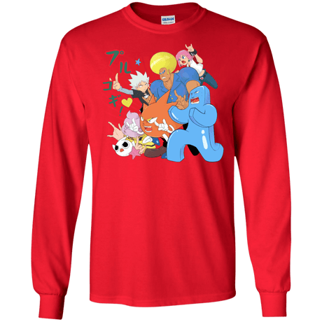 T-Shirts Red / S Supra Prukogi Men's Long Sleeve T-Shirt