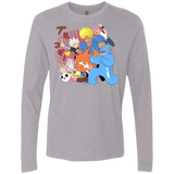 T-Shirts Heather Grey / S Supra Prukogi Men's Premium Long Sleeve