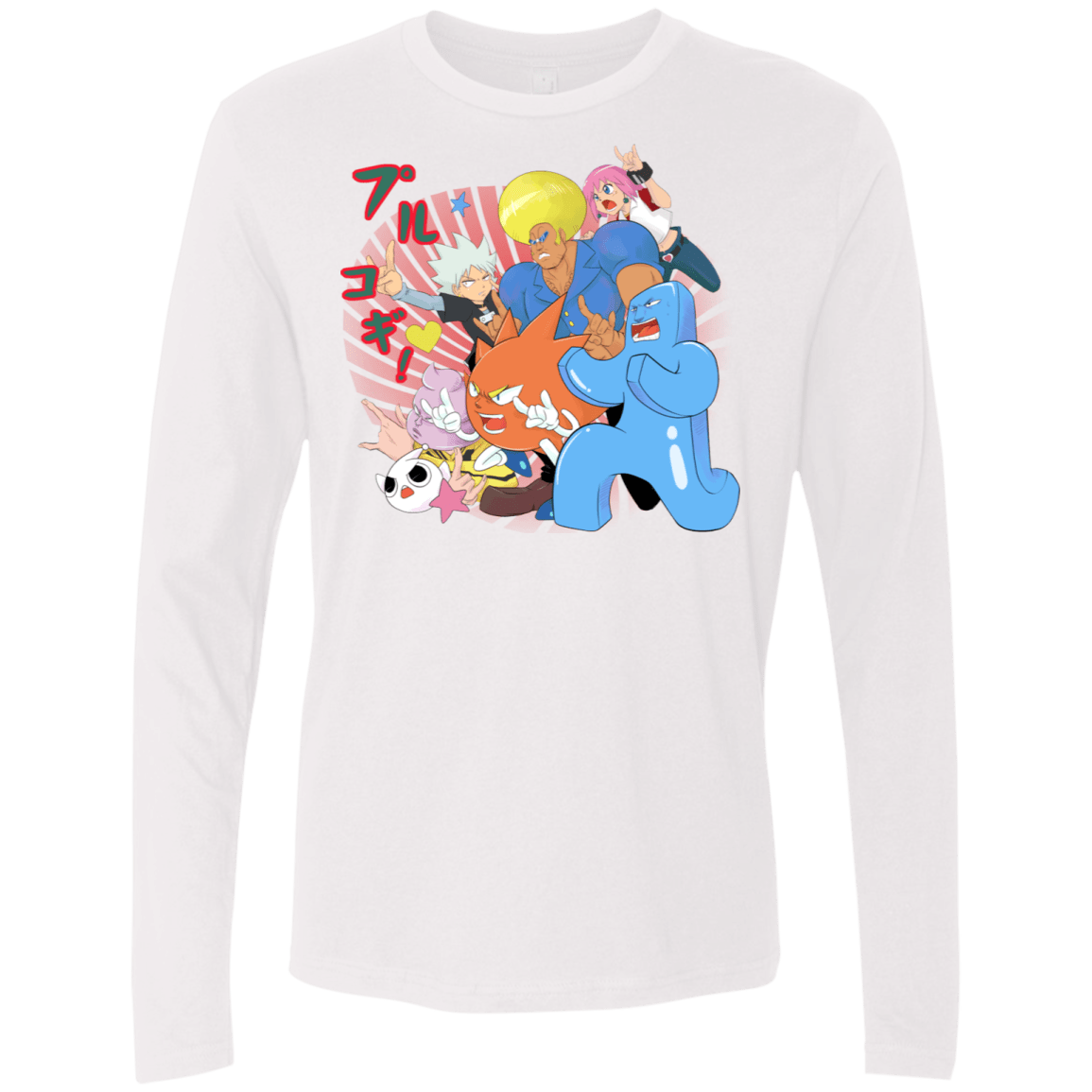 T-Shirts White / S Supra Prukogi Men's Premium Long Sleeve