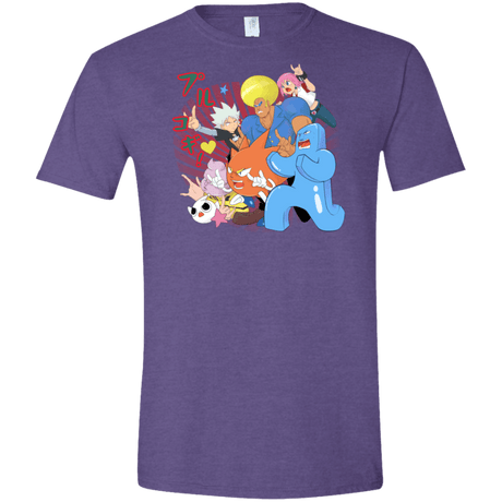 T-Shirts Heather Purple / S Supra Prukogi Men's Semi-Fitted Softstyle