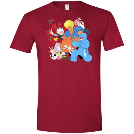 T-Shirts Cardinal Red / S Supra Prukogi Men's Semi-Fitted Softstyle