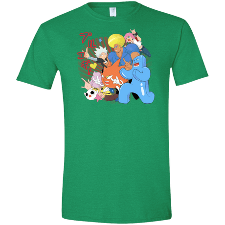 T-Shirts Heather Irish Green / S Supra Prukogi Men's Semi-Fitted Softstyle