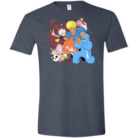 T-Shirts Heather Navy / S Supra Prukogi Men's Semi-Fitted Softstyle