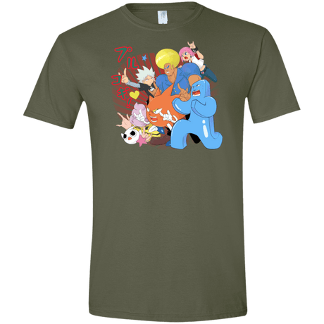 T-Shirts Military Green / S Supra Prukogi Men's Semi-Fitted Softstyle