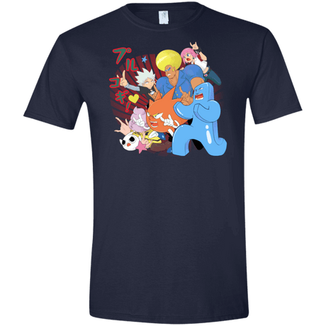 T-Shirts Navy / X-Small Supra Prukogi Men's Semi-Fitted Softstyle