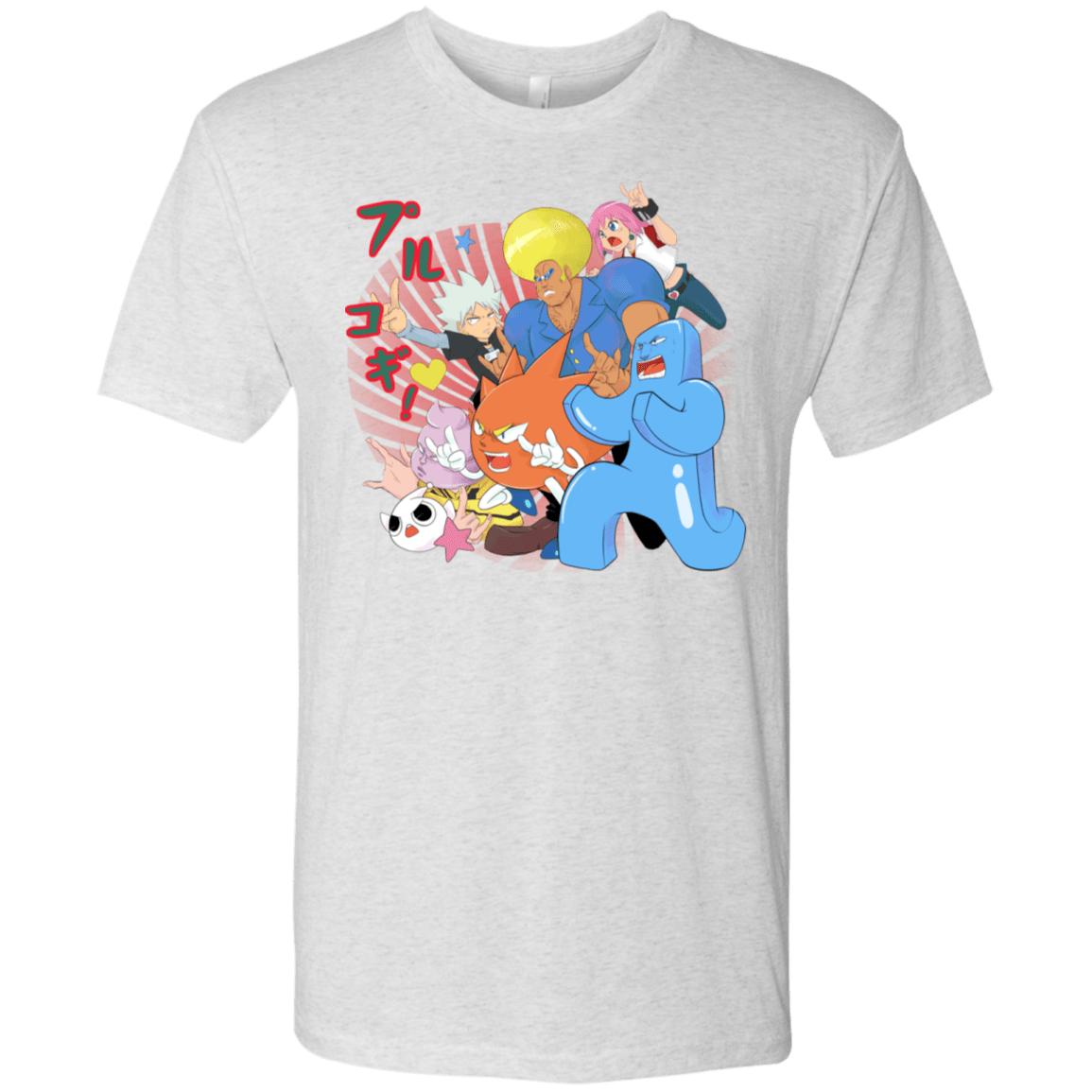 T-Shirts Heather White / S Supra Prukogi Men's Triblend T-Shirt