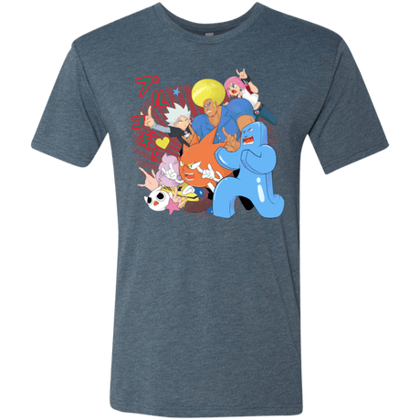 T-Shirts Indigo / S Supra Prukogi Men's Triblend T-Shirt