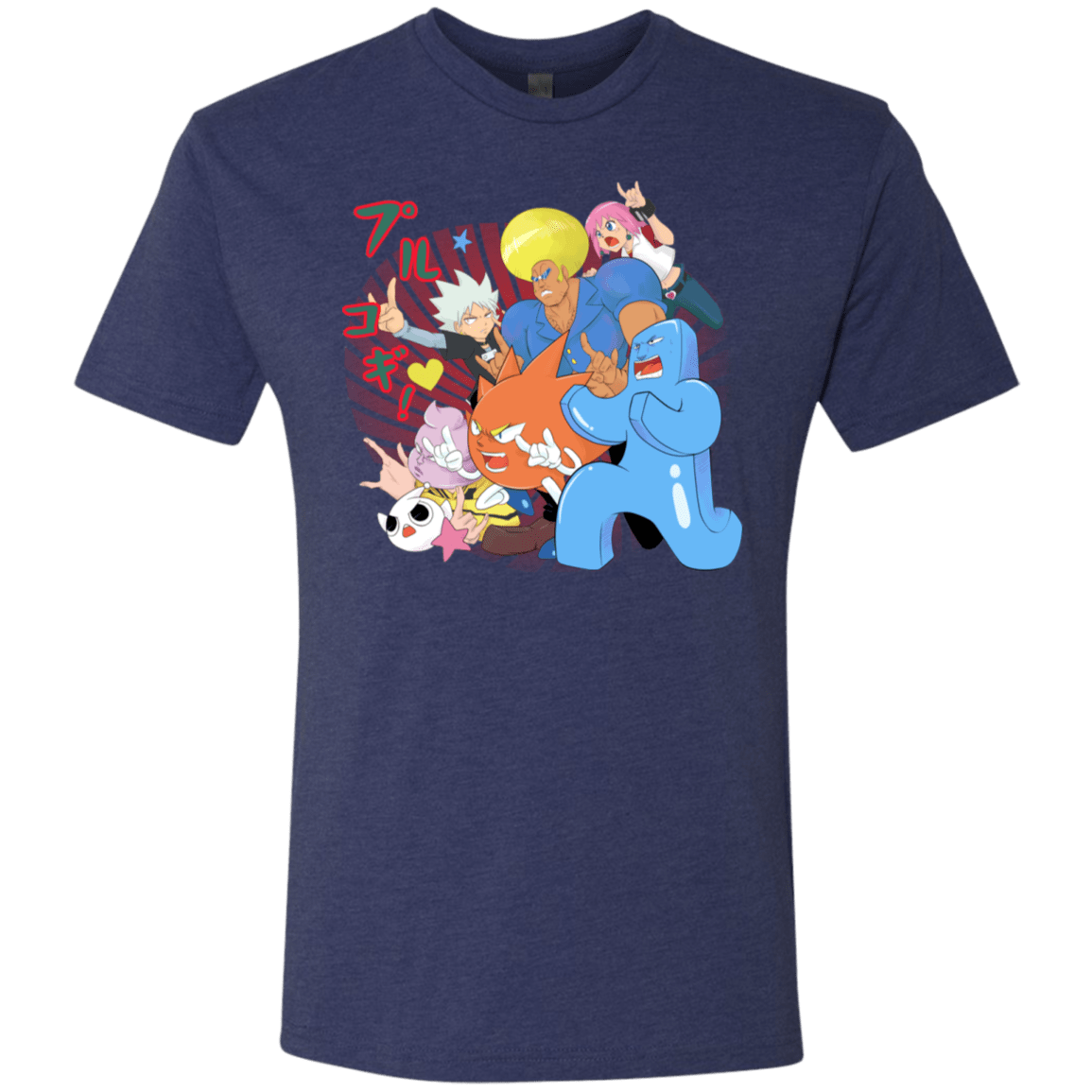 T-Shirts Vintage Navy / S Supra Prukogi Men's Triblend T-Shirt