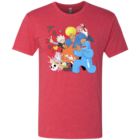 T-Shirts Vintage Red / S Supra Prukogi Men's Triblend T-Shirt