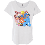 T-Shirts Heather White / X-Small Supra Prukogi Triblend Dolman Sleeve