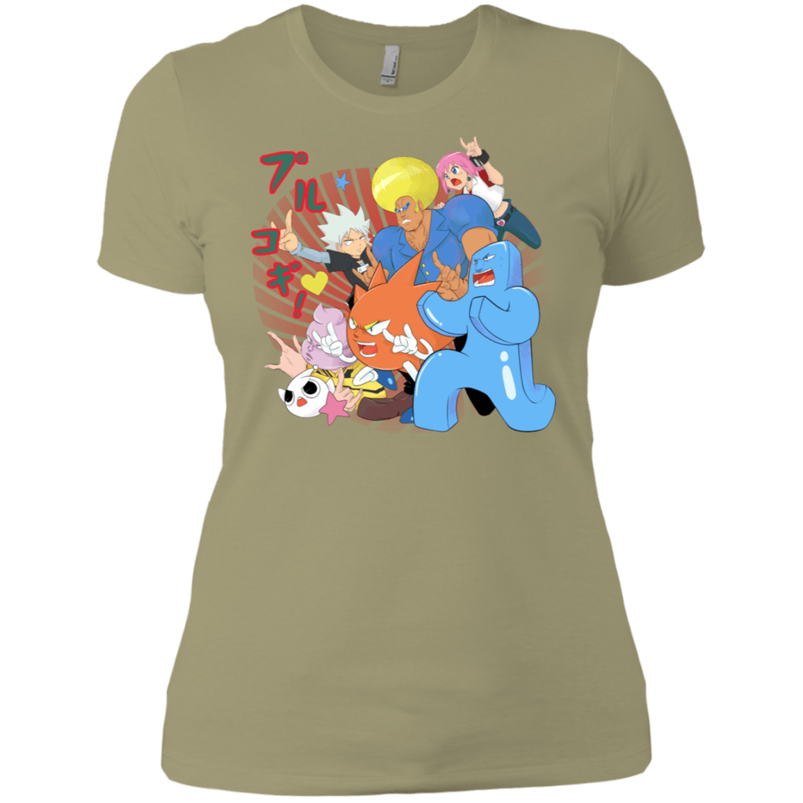 T-Shirts Light Olive / X-Small Supra Prukogi Women's Premium T-Shirt