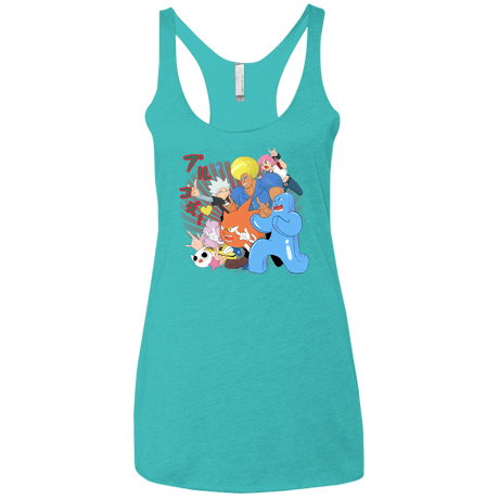 T-Shirts Tahiti Blue / X-Small Supra Prukogi Women's Triblend Racerback Tank