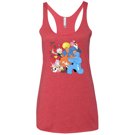 T-Shirts Vintage Red / X-Small Supra Prukogi Women's Triblend Racerback Tank