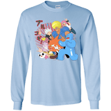 T-Shirts Light Blue / YS Supra Prukogi Youth Long Sleeve T-Shirt