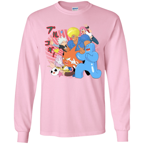 T-Shirts Light Pink / YS Supra Prukogi Youth Long Sleeve T-Shirt