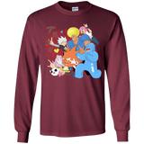 T-Shirts Maroon / YS Supra Prukogi Youth Long Sleeve T-Shirt