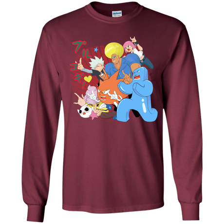 T-Shirts Maroon / YS Supra Prukogi Youth Long Sleeve T-Shirt
