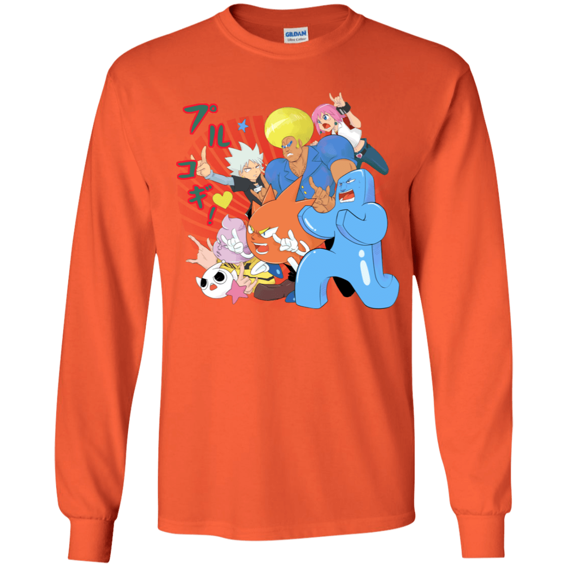T-Shirts Orange / YS Supra Prukogi Youth Long Sleeve T-Shirt