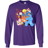 T-Shirts Purple / YS Supra Prukogi Youth Long Sleeve T-Shirt
