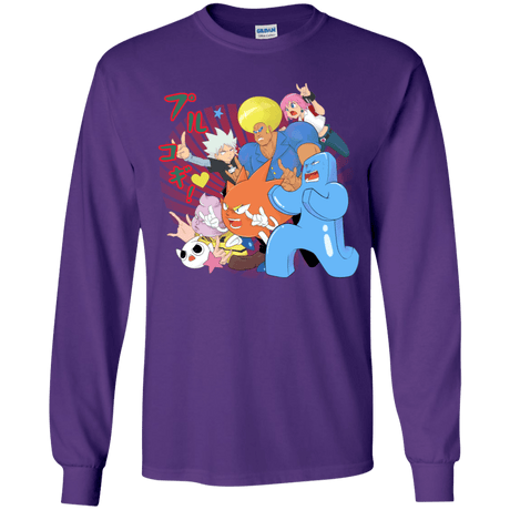 T-Shirts Purple / YS Supra Prukogi Youth Long Sleeve T-Shirt