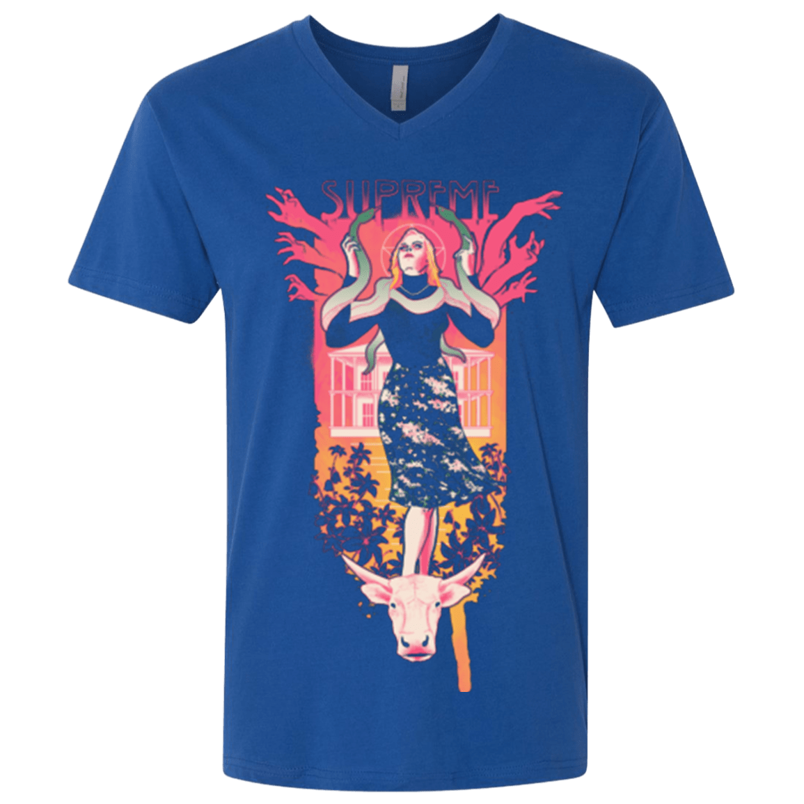 T-Shirts Royal / X-Small Supreme Men's Premium V-Neck