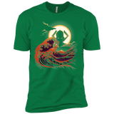 T-Shirts Kelly Green / X-Small Surfing With The Alien Men's Premium T-Shirt