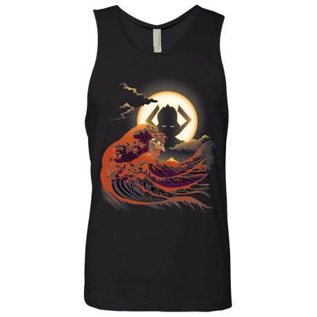 T-Shirts Black / Small Surfing With The Alien Men's Premium Tank Top