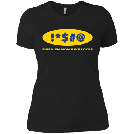 T-Shirts Black / X-Small Swearing Home Wrecker Women's Premium T-Shirt