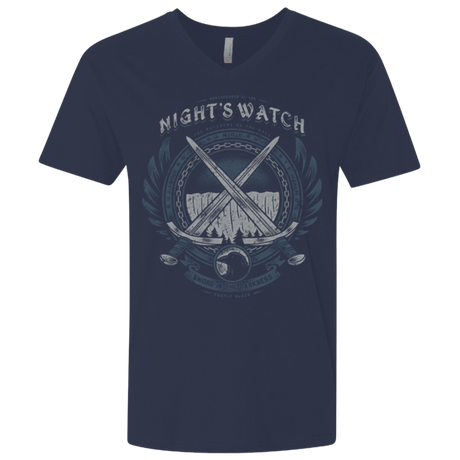 T-Shirts Midnight Navy / X-Small SWORD IN THE DARKNESS Men's Premium V-Neck