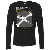 T-Shirts Black / Small SWORDFISH SERVICE AND REPAIR MANUAL Men's Premium Long Sleeve
