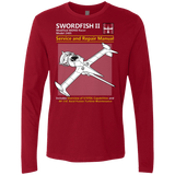 T-Shirts Cardinal / Small SWORDFISH SERVICE AND REPAIR MANUAL Men's Premium Long Sleeve