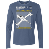 T-Shirts Indigo / Small SWORDFISH SERVICE AND REPAIR MANUAL Men's Premium Long Sleeve