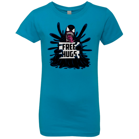 T-Shirts Turquoise / YXS Symbiote Hugs Girls Premium T-Shirt