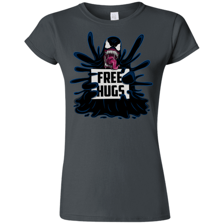 T-Shirts Charcoal / S Symbiote Hugs Junior Slimmer-Fit T-Shirt