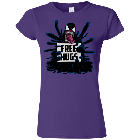 T-Shirts Purple / S Symbiote Hugs Junior Slimmer-Fit T-Shirt