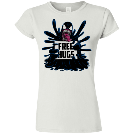 T-Shirts White / S Symbiote Hugs Junior Slimmer-Fit T-Shirt