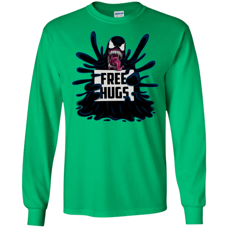 T-Shirts Irish Green / S Symbiote Hugs Men's Long Sleeve T-Shirt