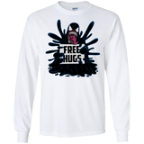 T-Shirts White / S Symbiote Hugs Men's Long Sleeve T-Shirt