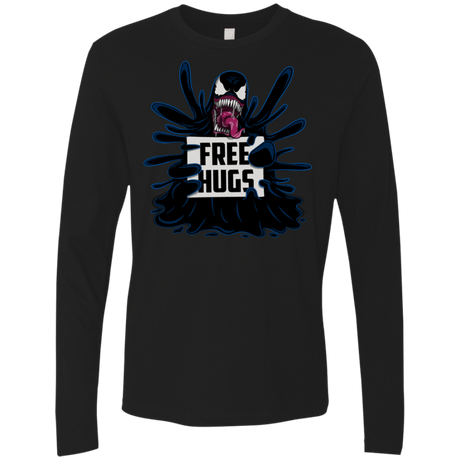 T-Shirts Black / S Symbiote Hugs Men's Premium Long Sleeve
